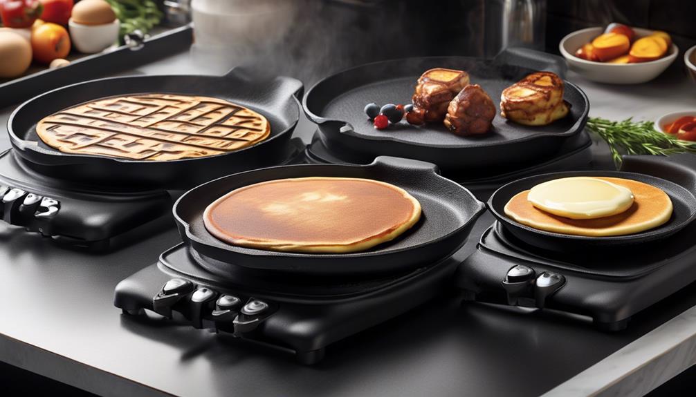 griddle types and heat distribution