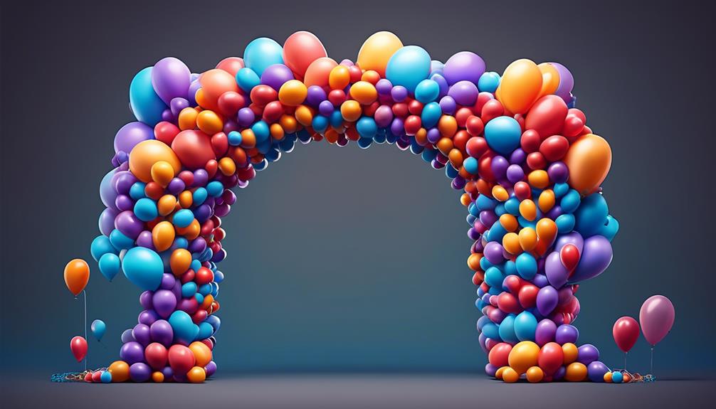 guide to balloon arch sizes