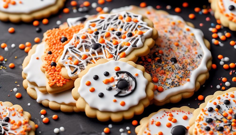 halloween themed cookie decorating