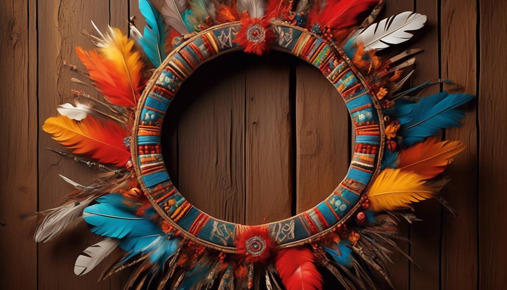 handcrafted wreaths with cultural influence