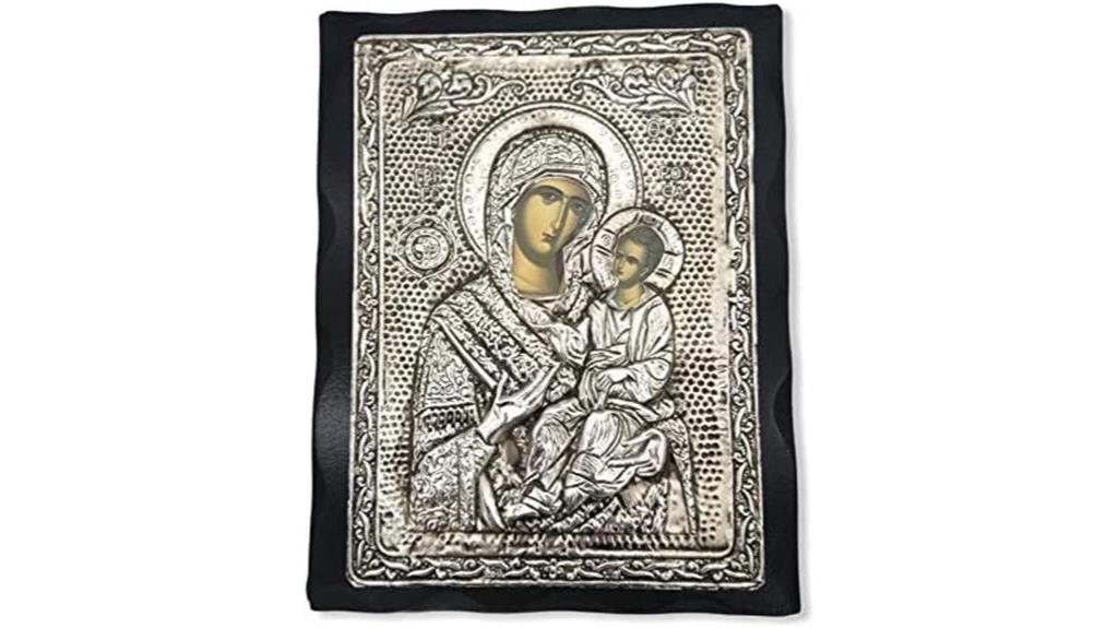 handmade greek christian orthodox icon