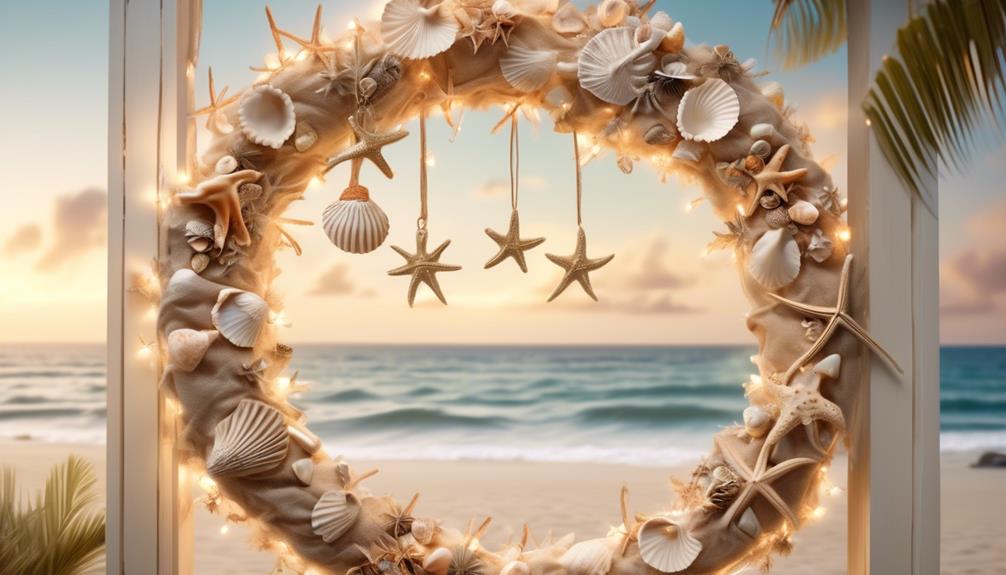 handmade ocean themed holiday decorations