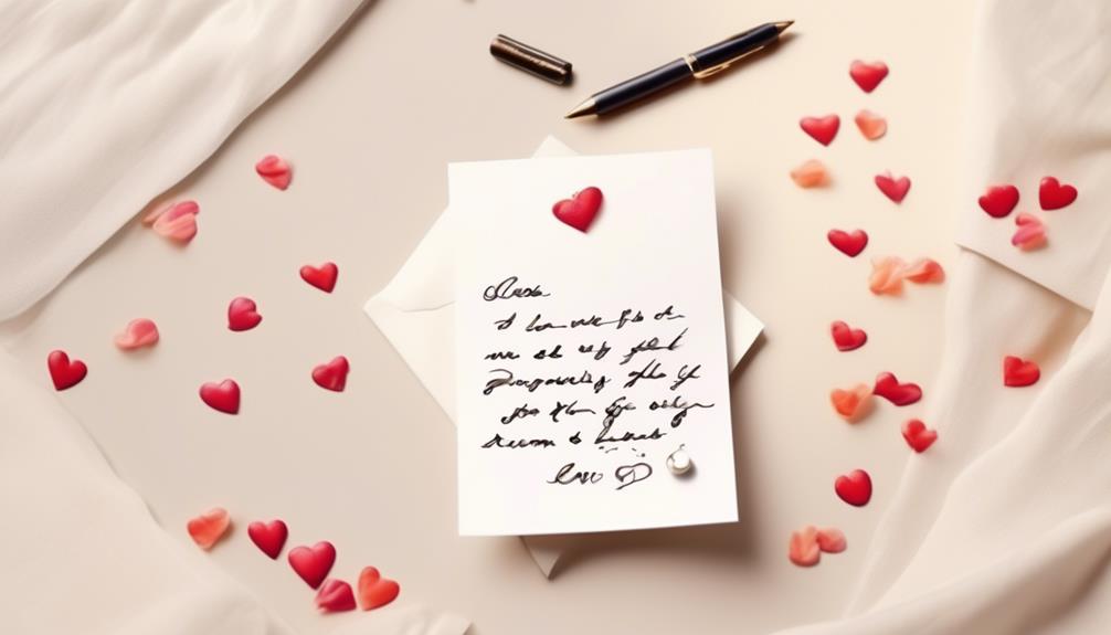 handwritten expressions of affection