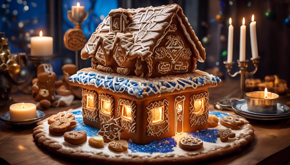 hanukkah gingerbread house traditions
