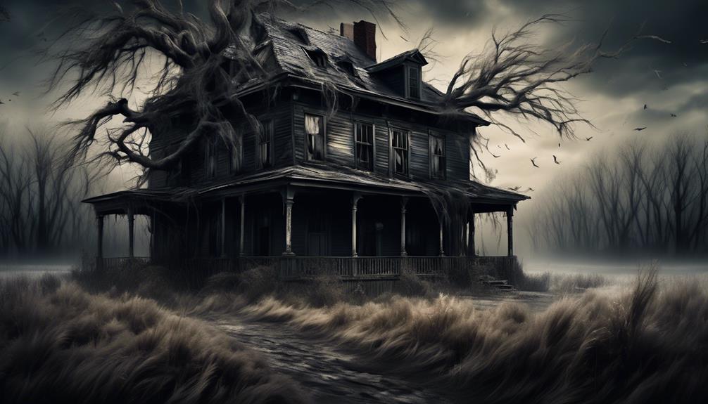 haunted house creaks eerily