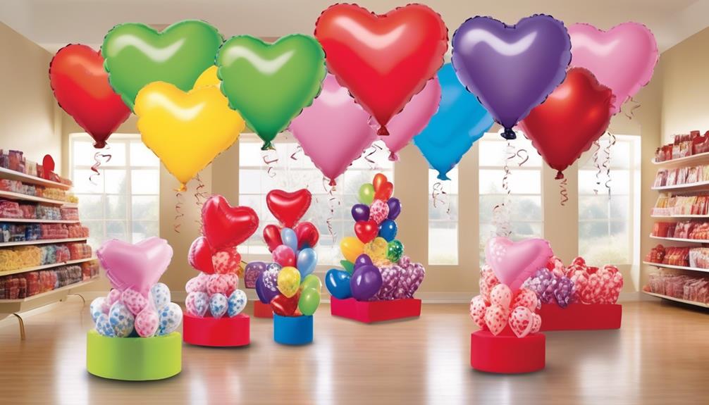 heart balloons at party city