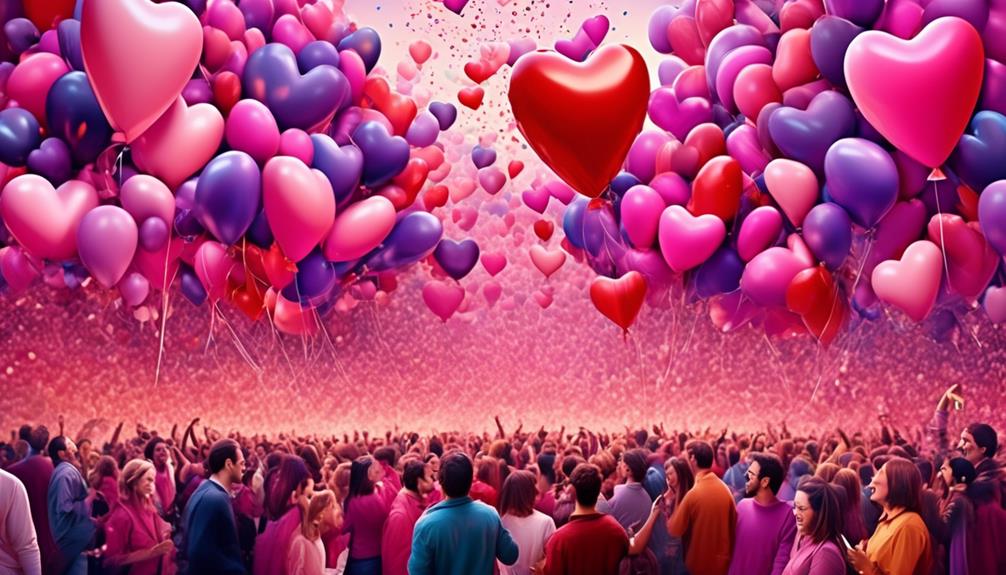heart shaped balloons at party city