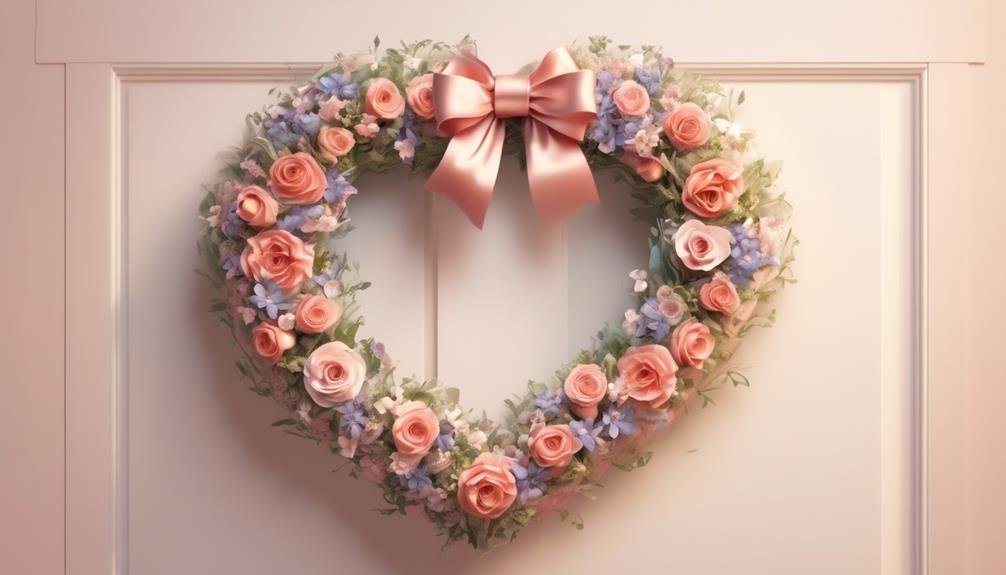 heart shaped wreaths for hanging