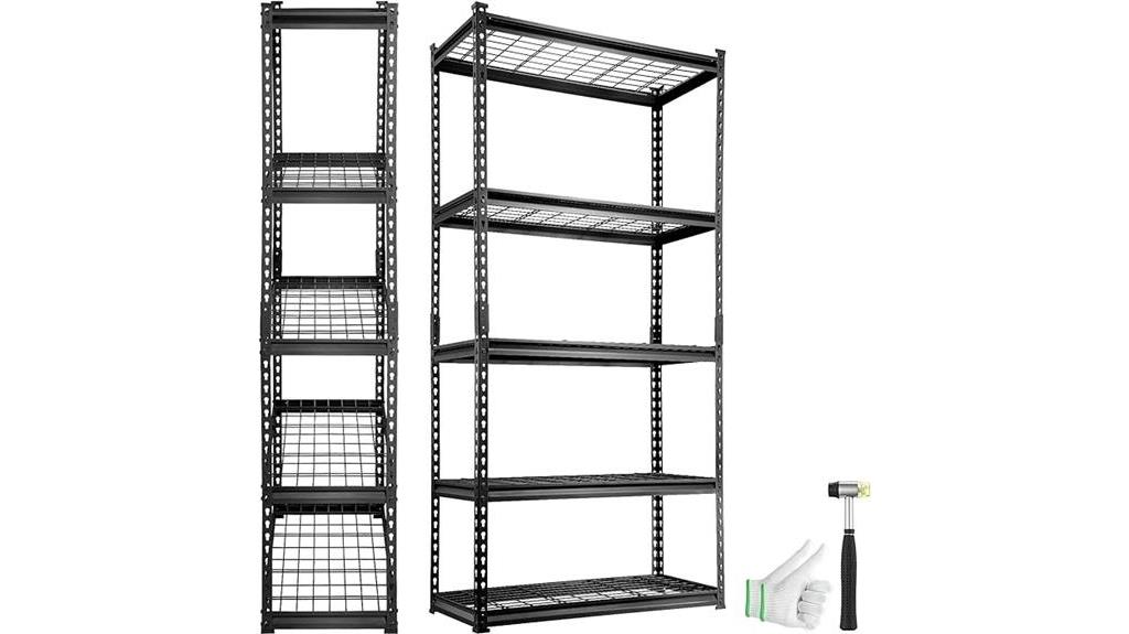heavy duty adjustable storage shelving