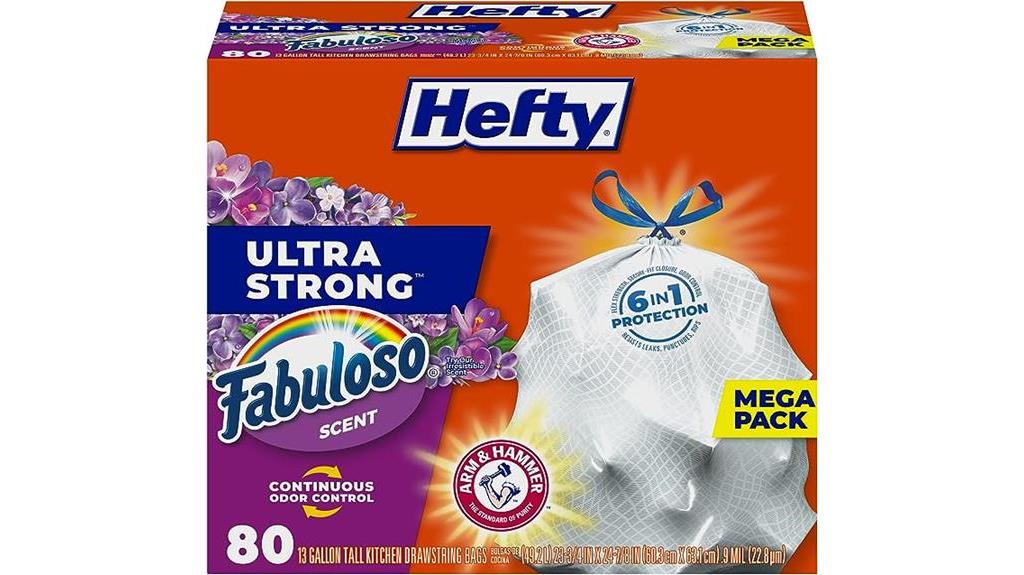 hefty ultra strong trash bags