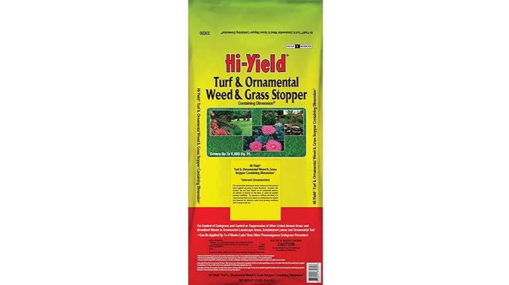 hi yield weed grass stopper