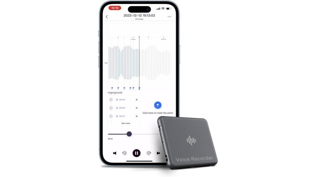 high capacity smart voice recorder