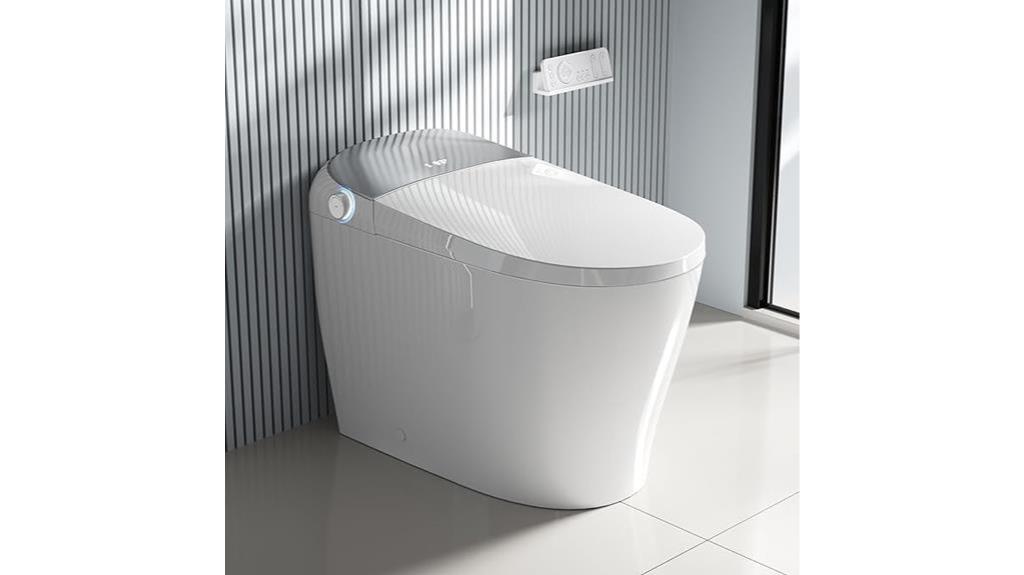high end toilet with bidet