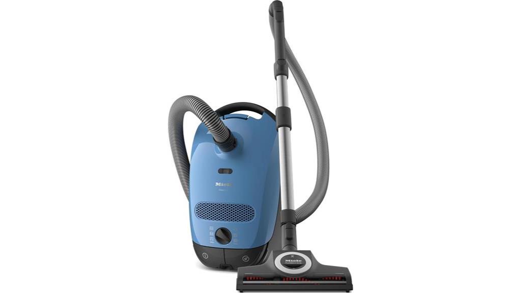 high performance bagged canister vacuum