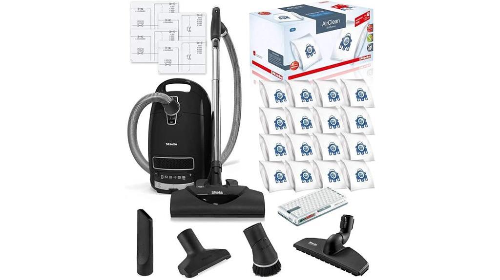 high performance canister vacuum bundle