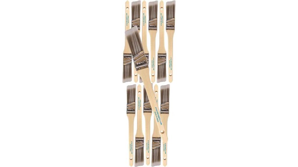 high quality 12 pack angle brushes