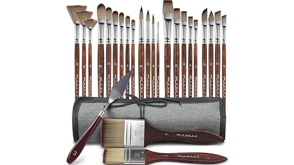 high quality paint brush set