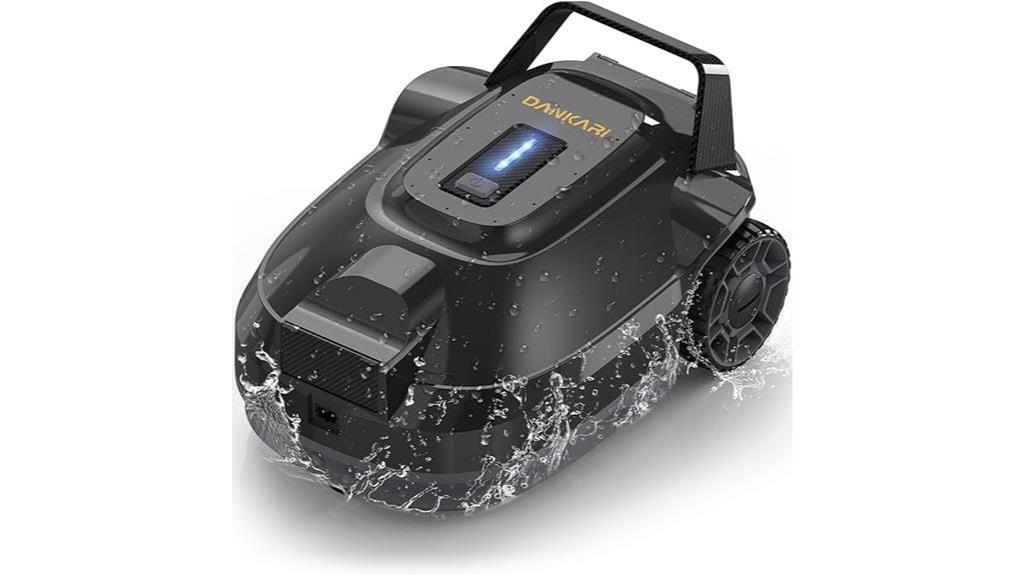 high tech pool cleaning robot