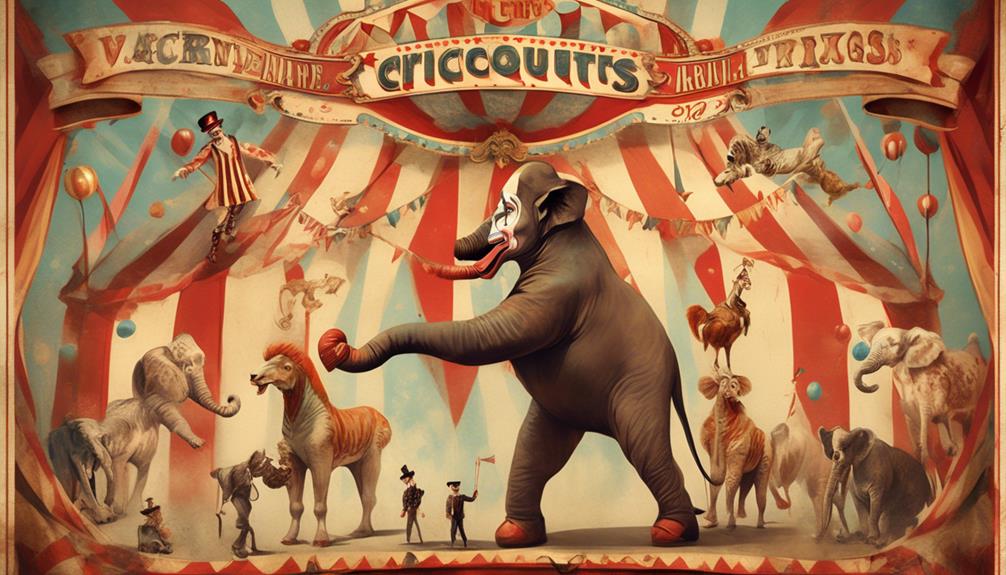 historical evolution of circus signs