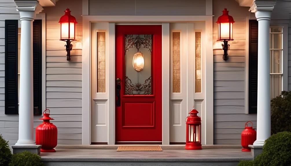 historical significance of red porch lights