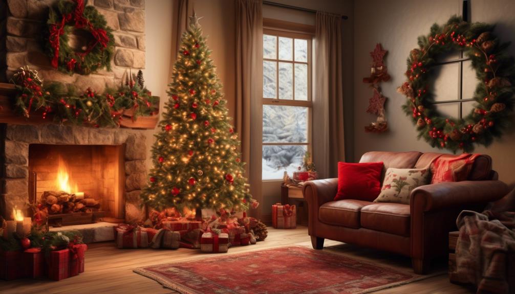 holiday decor with nature