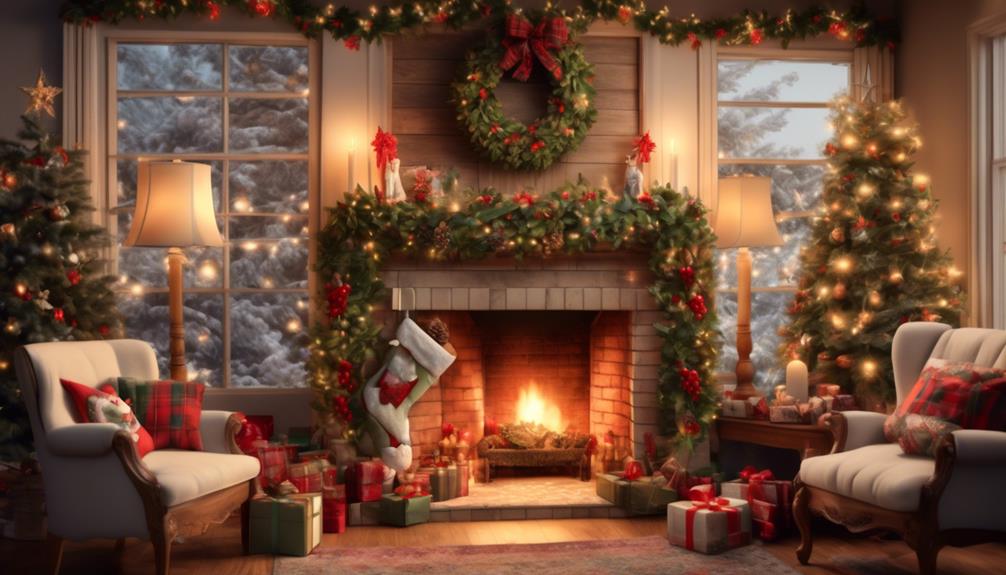 holiday mantel decorations ideas