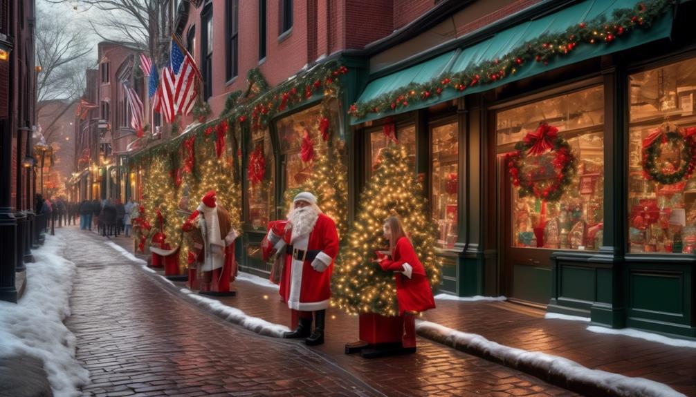 holiday spirit in boston