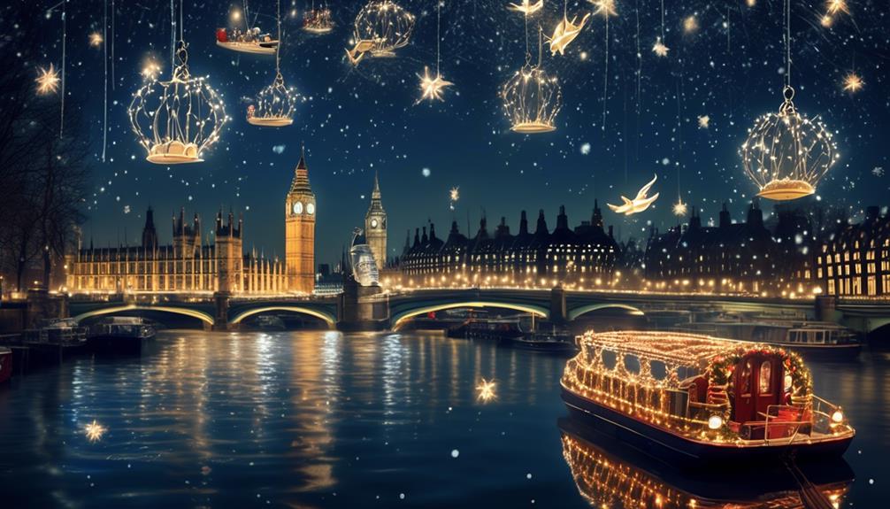 holiday themed thames river cruises