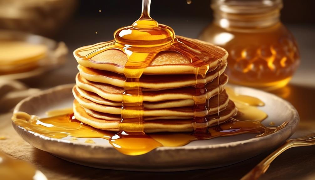 honey packed pancake perfection