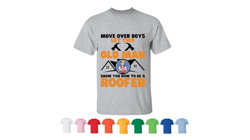humorous t shirt for roofers