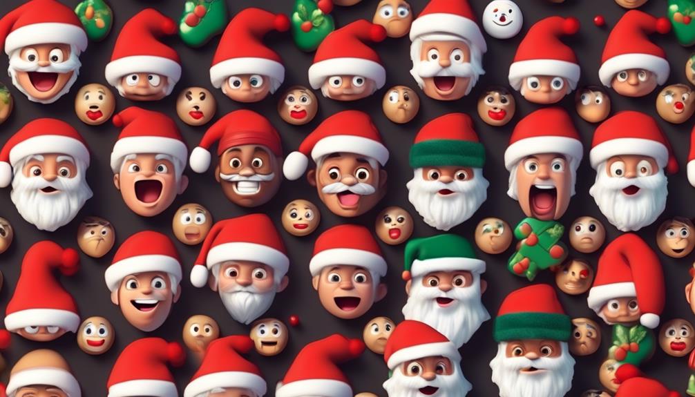 hunting for holiday emojis