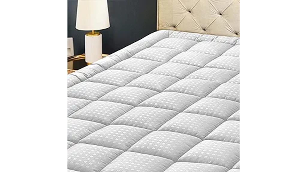 hyleory quilted fitted mattress protector