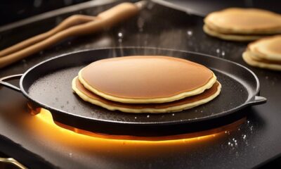 ideal griddle temperature for pancakes