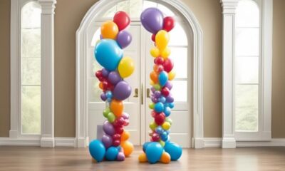 ideal height for balloon column