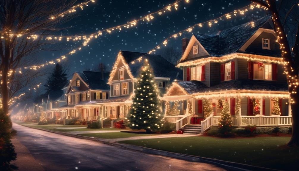 ideal locations for christmas lights