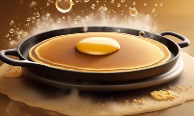 ideal pancake cooking temperature