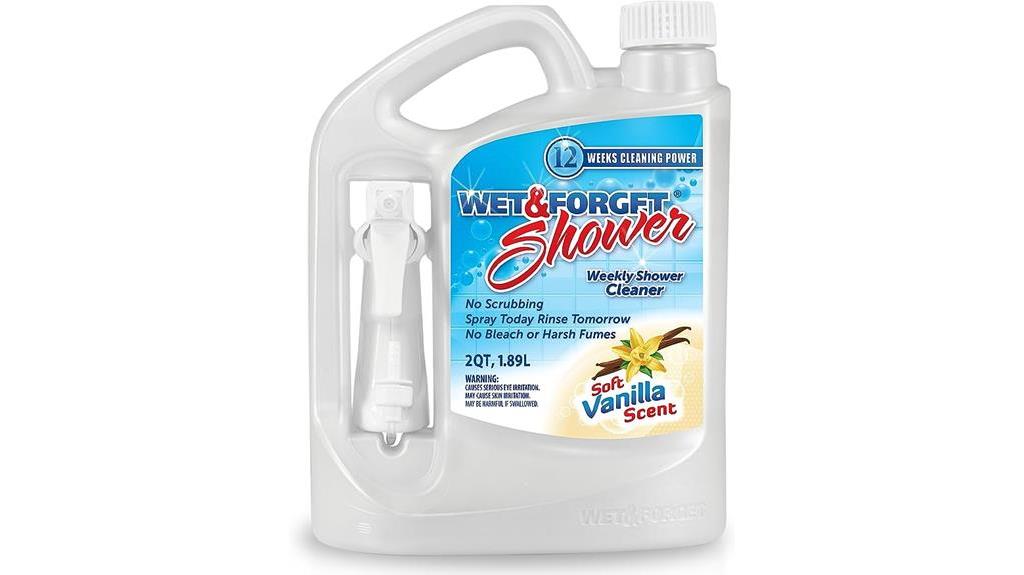 bleach free shower cleaner