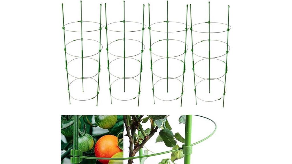 adjustable plant support cages