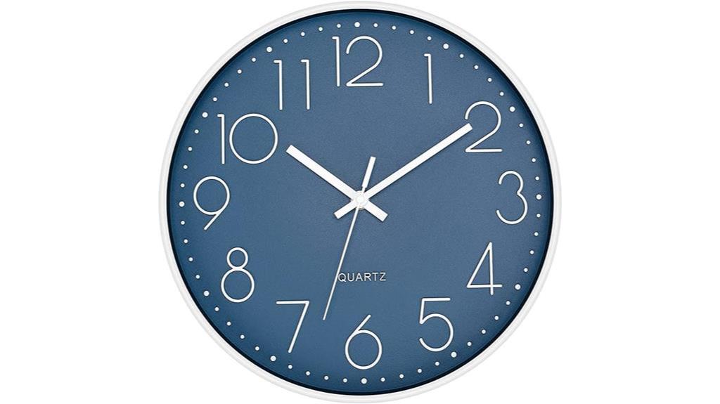 cerulean 12 inch wall clock
