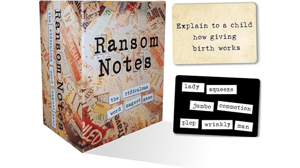 ransom notes word magnet