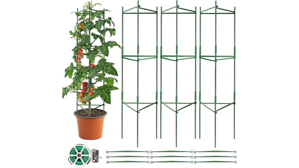 tomato cage garden stake