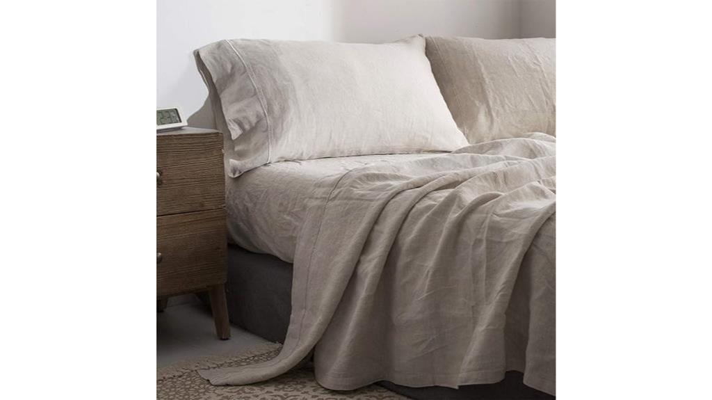 luxurious linen sheets for queen bed
