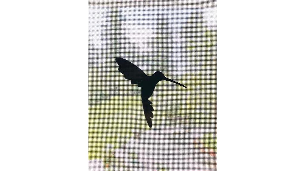 hummingbird decals for screen doors