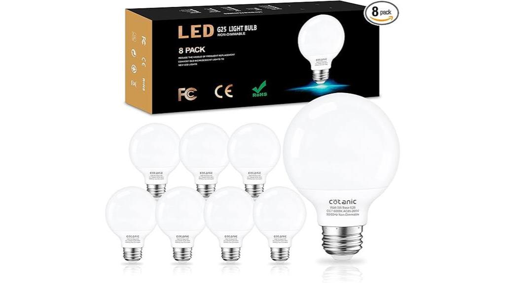cotanic led 8 pack daylight bulbs