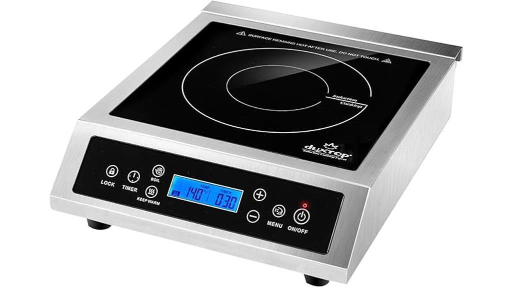 portable induction cooktop with kids safety lock