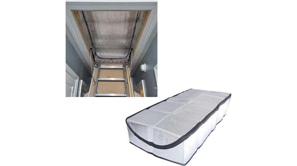 insulating attic stairway access