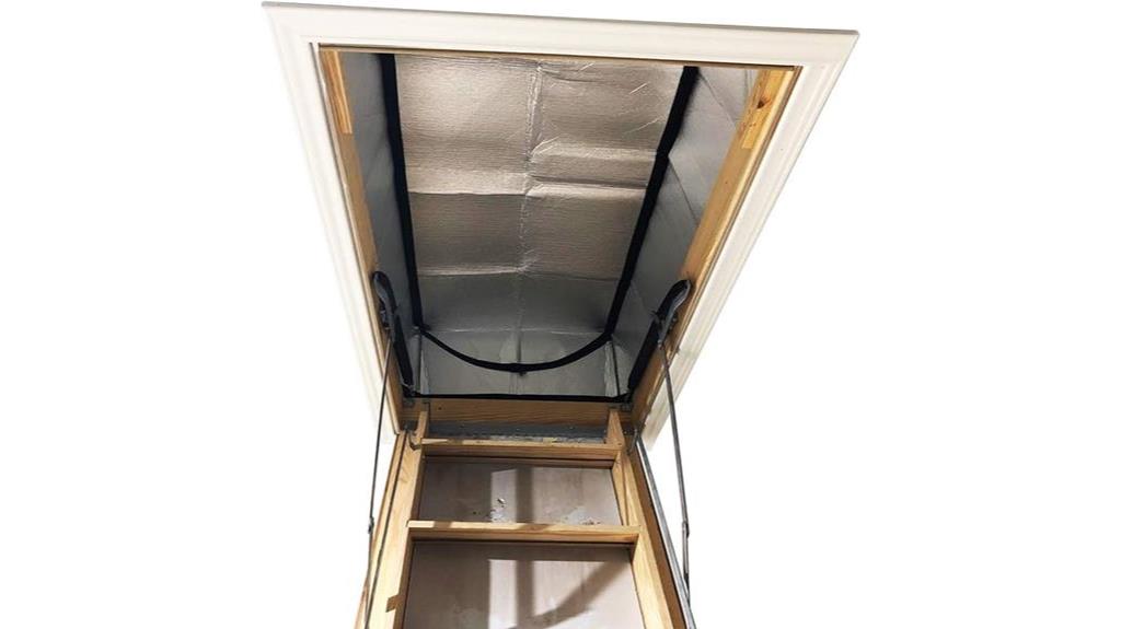insulating attic stairs effectively