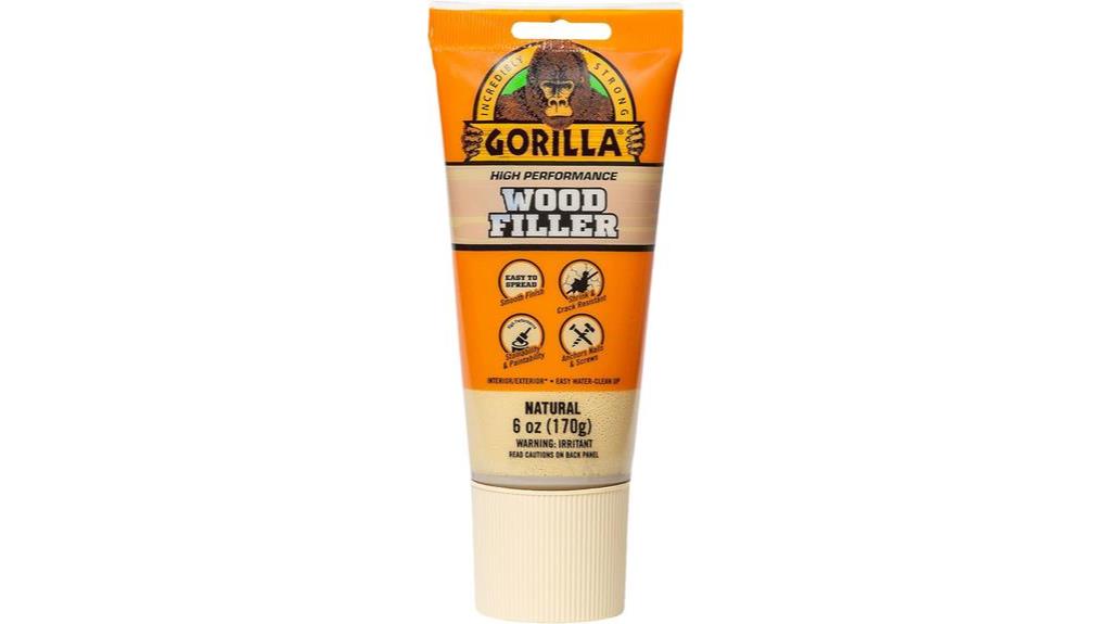 gorilla wood filler 6oz natural