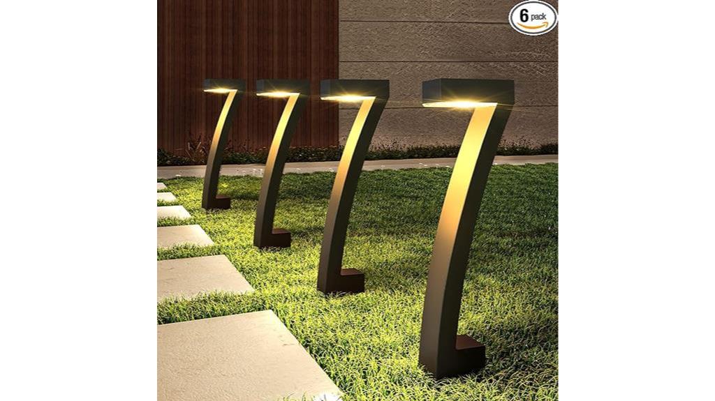solar powered pathway lights package