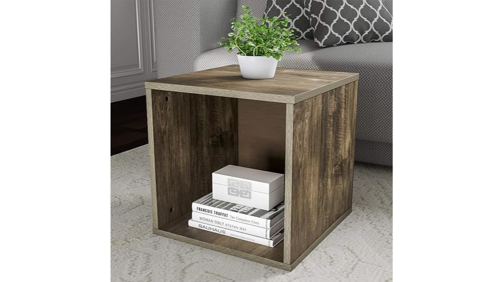 luxurious gray end table